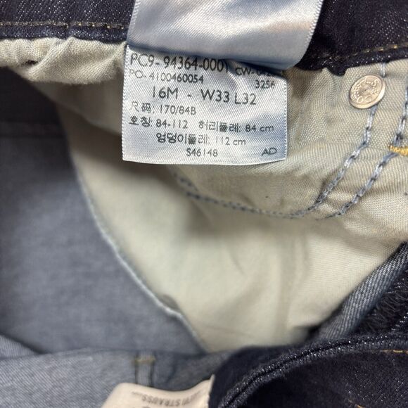 Signature By Levi Strauss Mid Rise Bootcut Women's Dark Wash Jeans Size 33x32EUC - Picture 9 of 12